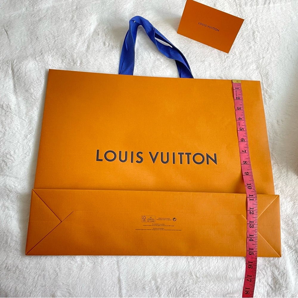 Louis Vuitton Gift Wrapping Bundle Empty Large Box + Ribbon + Shopping Bag NEW - Picture 6 of 9